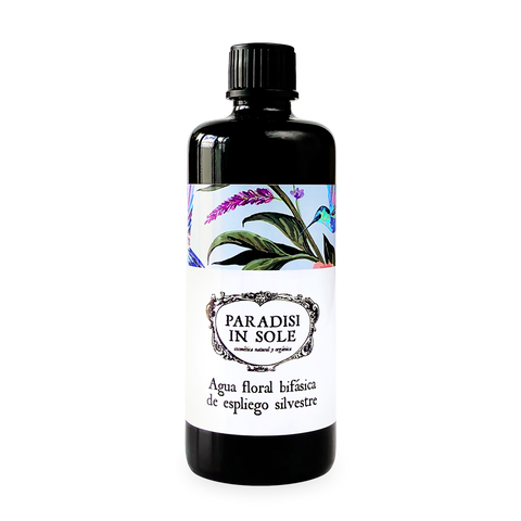 Agua floral bifásica de espliego silvestre. Cosmética natural. Paradisi in Sole